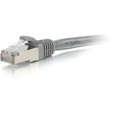 1FT CAT6A SNAGLESS STP CABLE-GRY