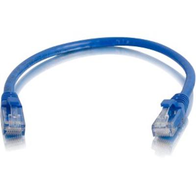 6IN CAT6A SNAGLESS UTP CABLE-BLU