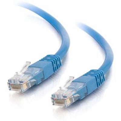 65FT CAT5E MOLDED SOLID UTP CABLE-BLU