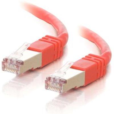 7FT CAT5E MOLDED STP CABLE-RED