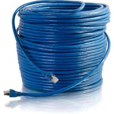 200ft Cat6 Blue Solid Shielded Patch Cbl